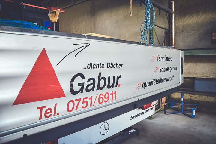 Gabur Dachdecker Ravensburg Werkstatt Auto